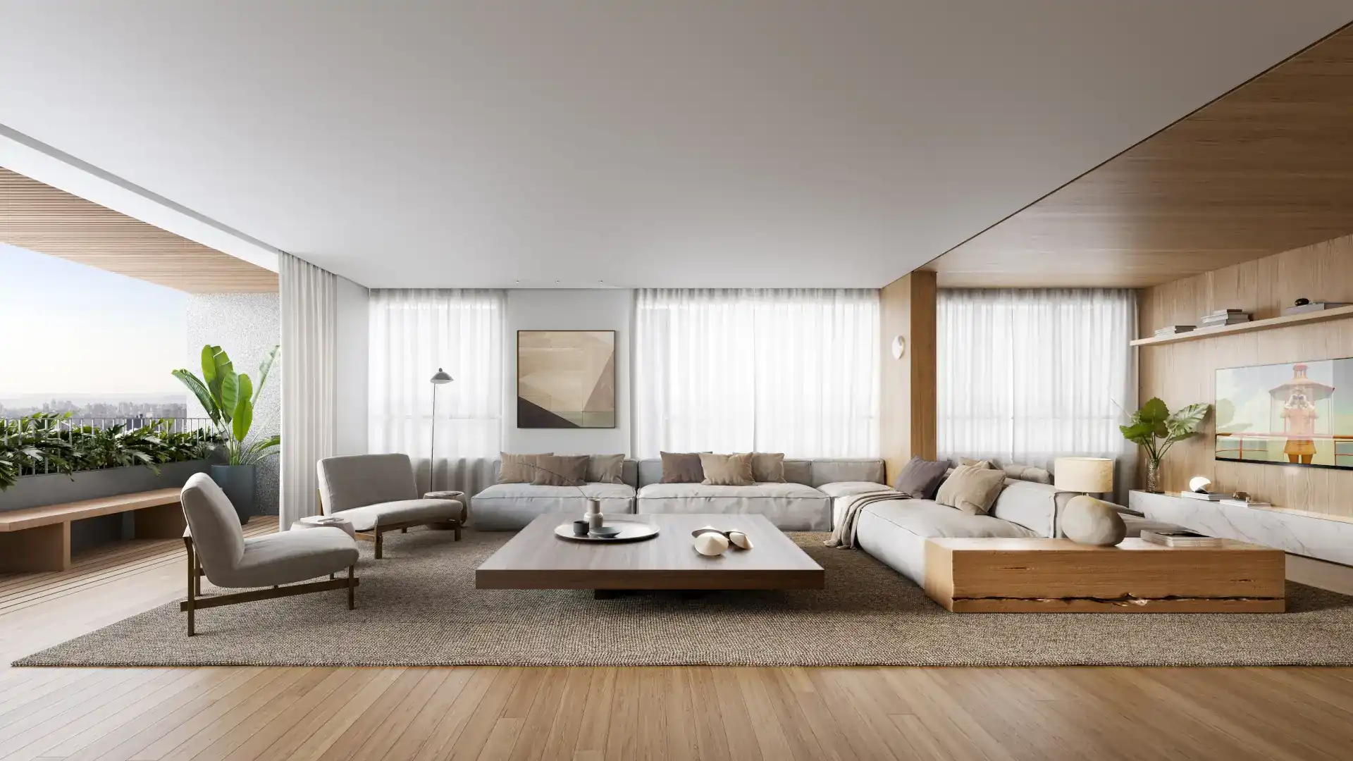 Sala de estar e home theater